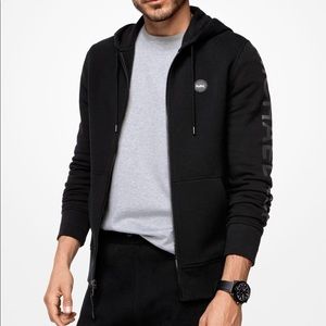Michael Kors Men’s Logo-Print Fleece Hoodie